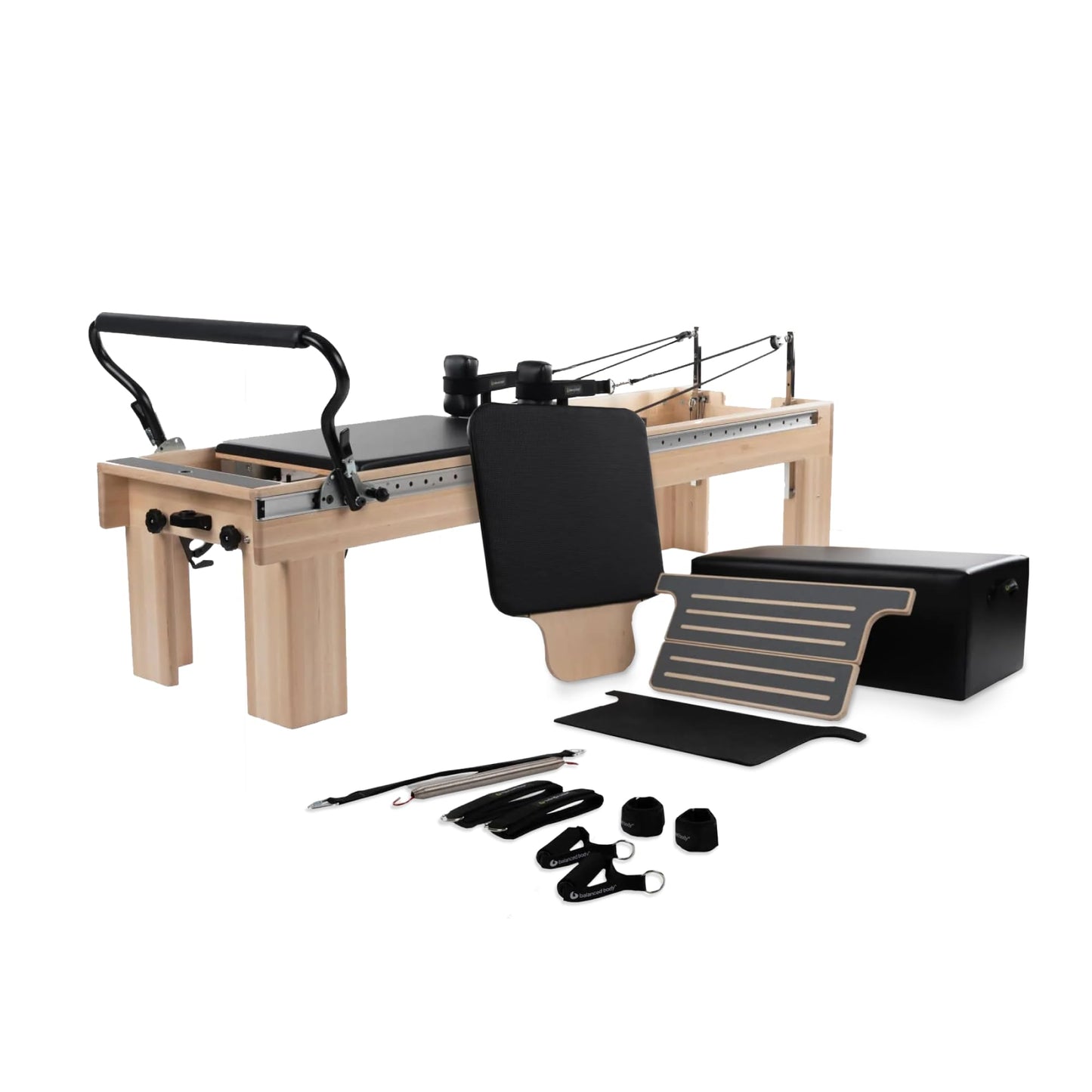 Balanced Body Clinical Pilates Reformer with 39-Inch Infinity Footbar, Pilates Exercise Equipment, Workout Equipment for Home or Studio