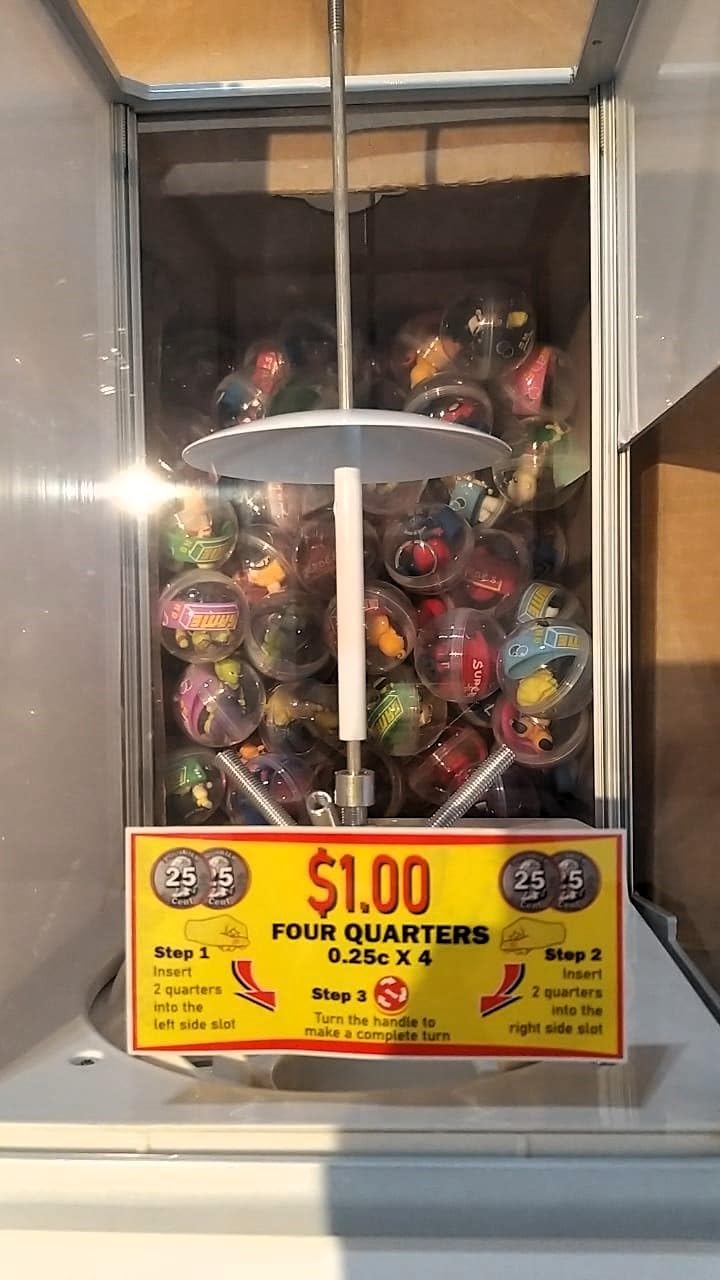 $1 Decal for Big Capsule Vending Machine. Gumball Machine Display Sticker. Northwestern, Beaver, NB, A&A, Oak, LYPC & More. ONE DOLAR Reversible Price Label (25pc) 4 X 0.25 - Vending Machine Supplies