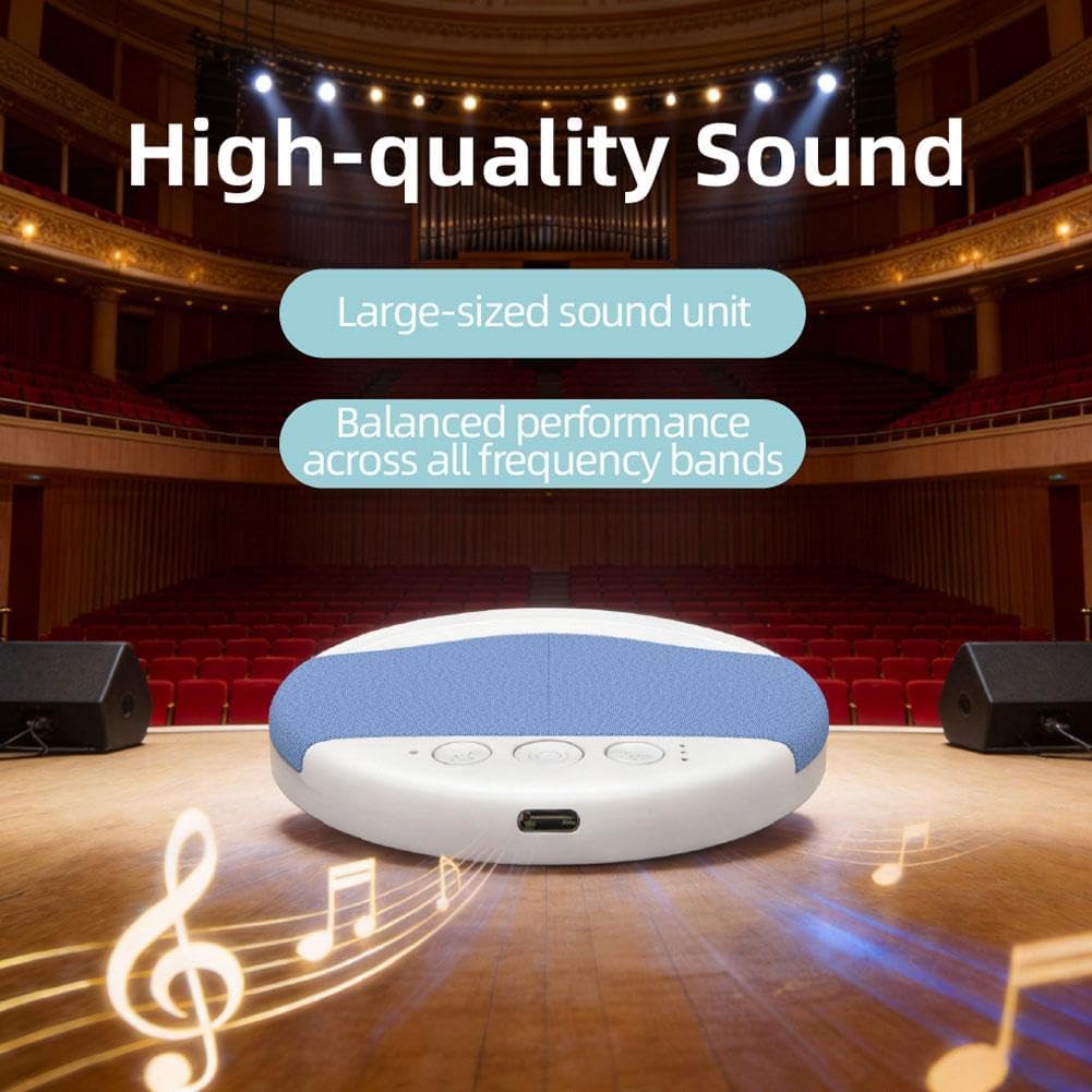 Generic 2026 3 New Sleep Pillow Speaker, Bluetooth Pillow Speaker with Types White Noise Timer WirelessSleep Aid