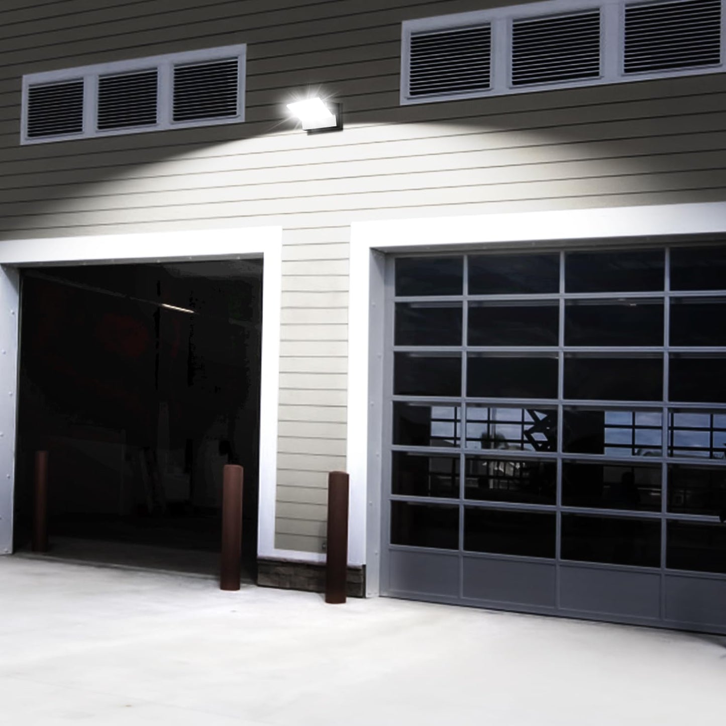 BIRITALO 120W Modern LED Security Flood Light, Dusk to Dawn 360° Rotatable