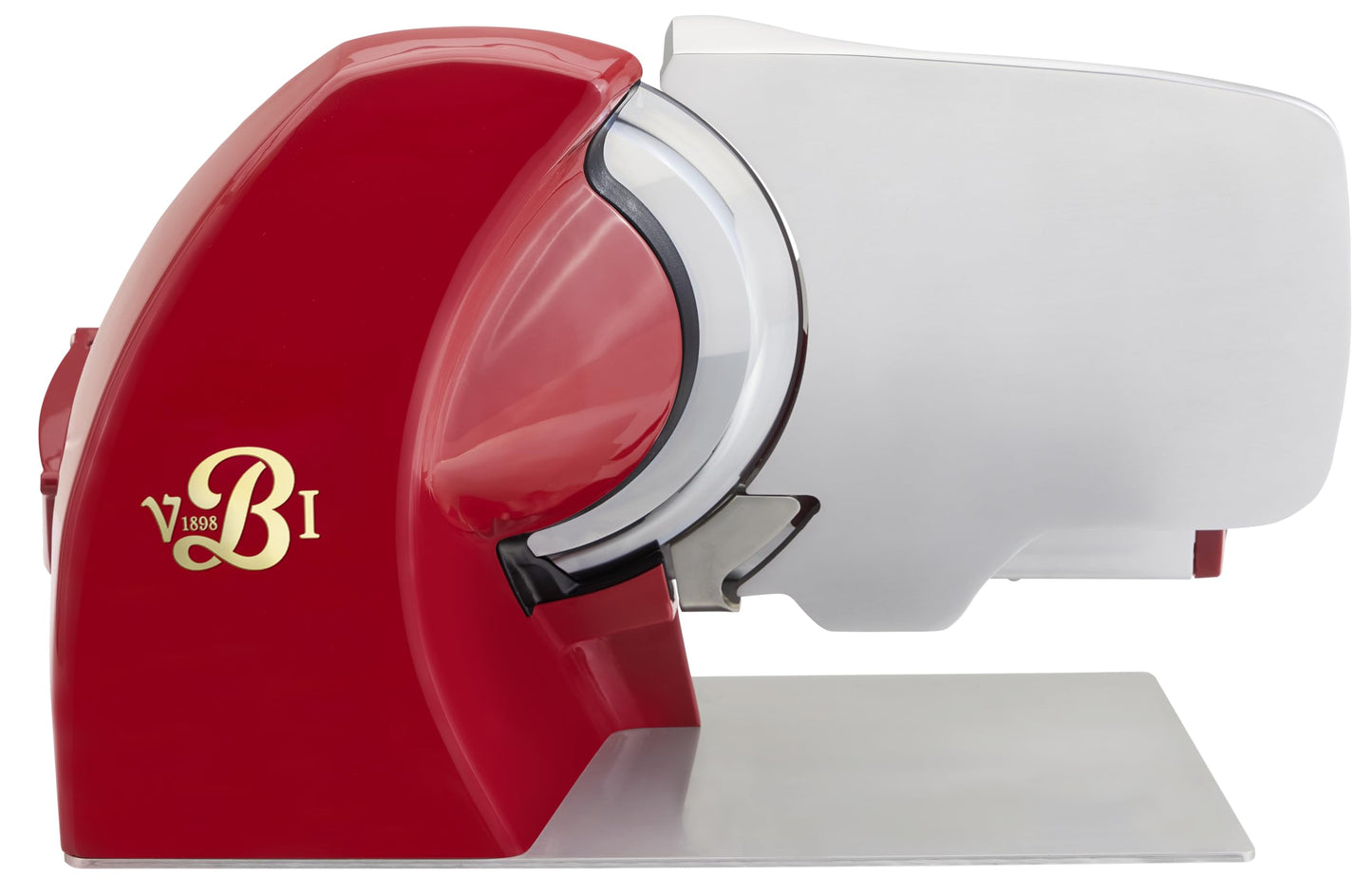 VBI Milano Home Line Plus 250 Electric Food & Meat Slicer in Red+ VBI Milano Home Line Cover+ Presenting Board Bundle