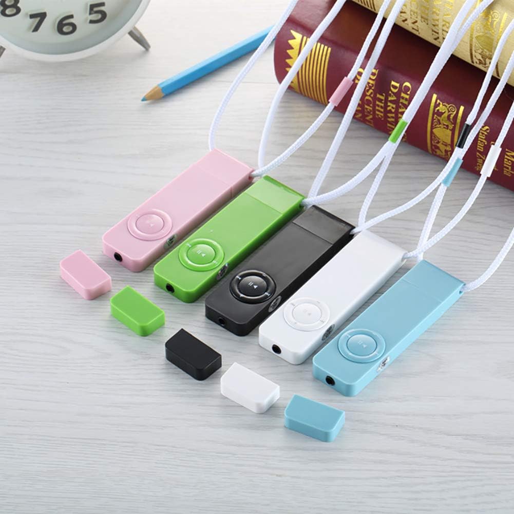 aqxreight MP3 MP3 Portable USB Sport U Disk Music Player Ultra Thin Design Lightweight Music Media Player for Workouts