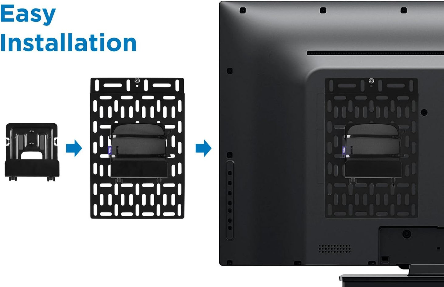 Mount-It! Cable Box Mount Behind TV | Adjustable Universal Mounting Bracket for Streaming Devices, Router, Modem, DVD |