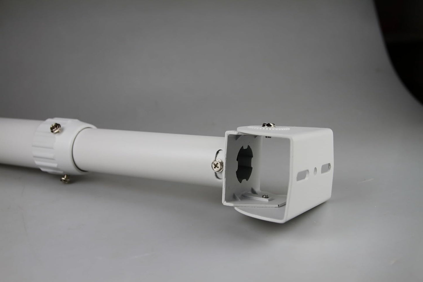 11.8-23.7 inch, ZT-NET Extendable Mounting Pole for Security Surveillance Cameras, Adjustable Ceiling Mount Bracket