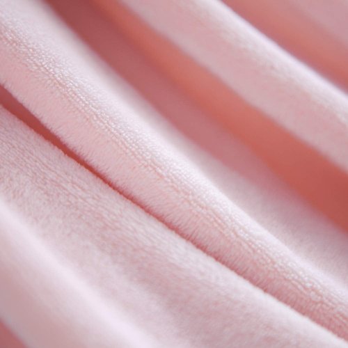 Bedsure GentleSoft Fleece Blanket - King Size Pink Plush Throw, Soft & Cozy Microfiber, 108x90 Inches