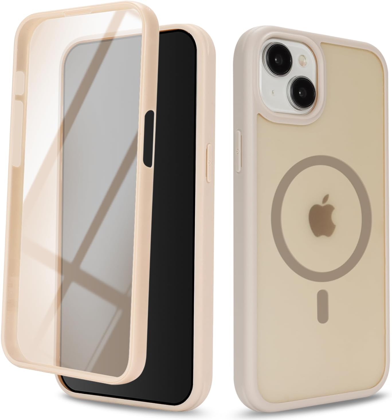 CoozCase 15 15 for iPhone Case with Built-in Screen Protector Anti-Scratch,for Apple iPhone Protective Phone