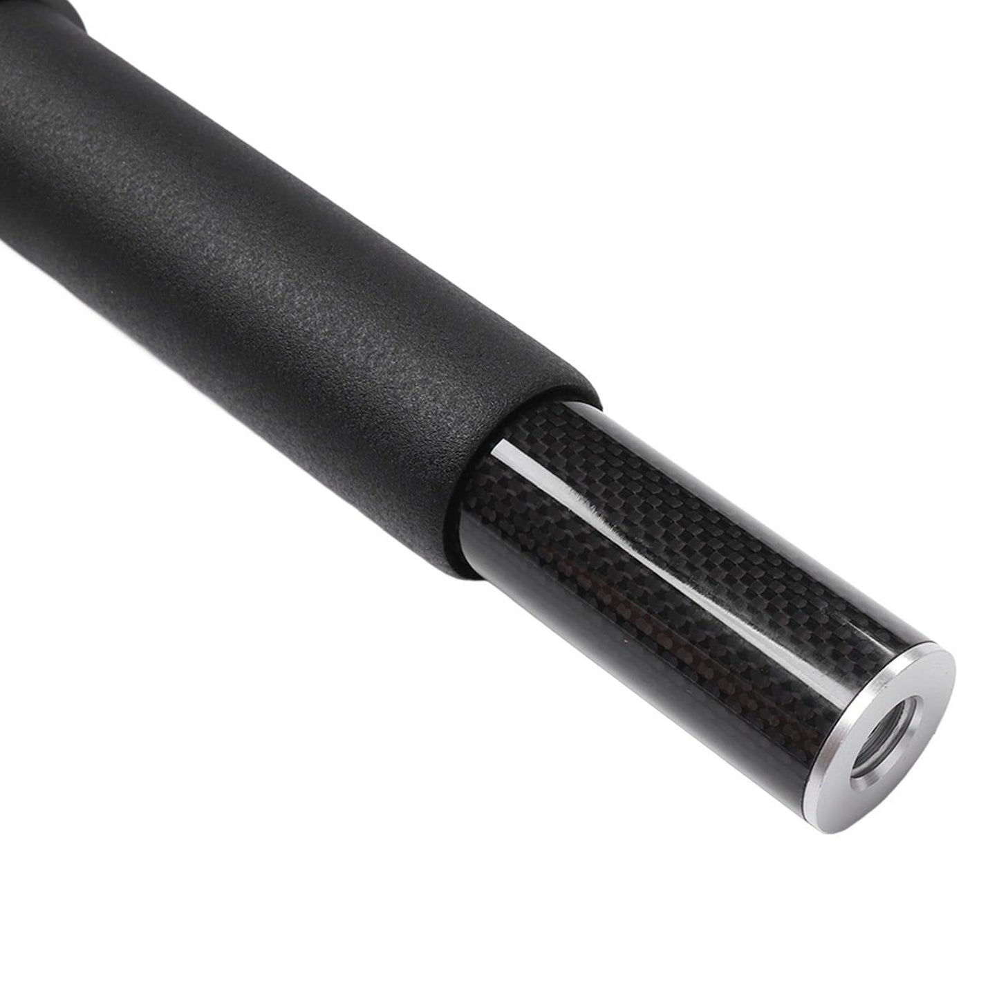 Land Surveying Equipment 4 Section Survey Pole 2 Meter 4 Section Survey Pole RTK Carbon Fibre Surveying Prism Pole with Level Bubble 0mm Constant