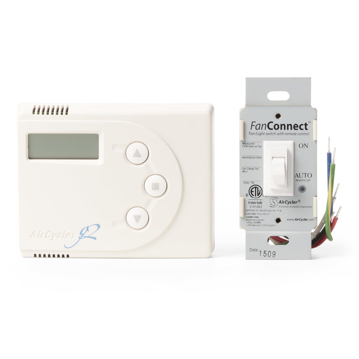 Panasonic SelectCycler Whole House Ventilation System with Controller, Supply Damper & Wall Switch, 8" Duct, SACG2K-08