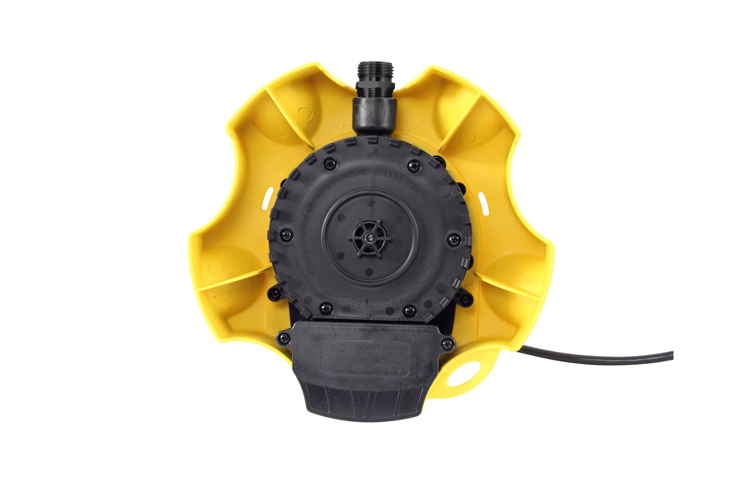WAYNE - WaterBUG AUTO 1/4 HP 1900 GPH Auto On/Off Submersible Pump with Multi-Flo Technology - Water Removal and Transfer Pump, Yellow