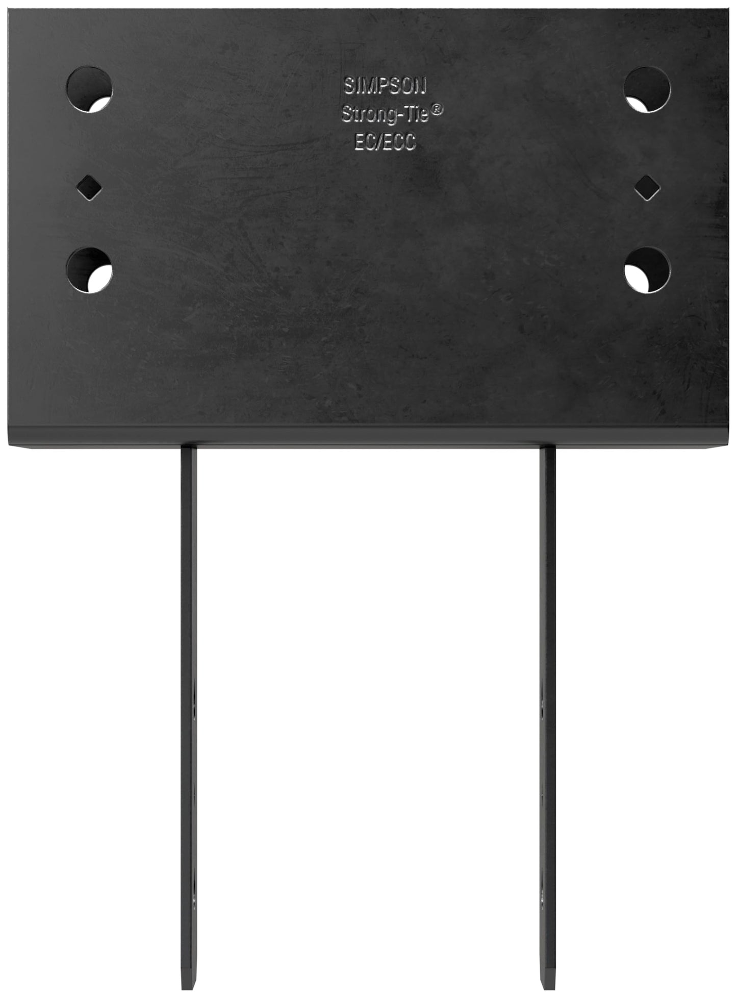 Simpson Strong-Tie CC66PC CCPC Black Powder-Coated Column Cap for 6X Beam, 6X Post