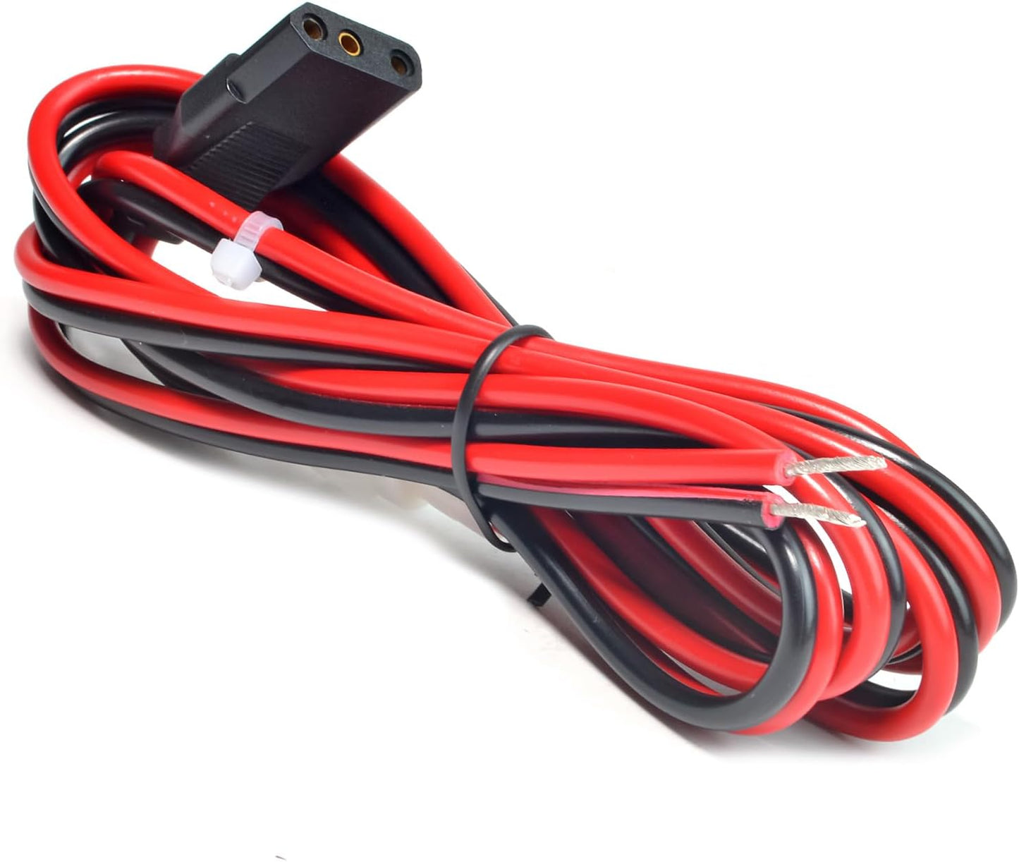 UAYESOK 2-Wire 3 4.8 Pin CB Radio Power Cord with Stripped ends, ft Fused Power Cable Replacement For Cobra Galaxy