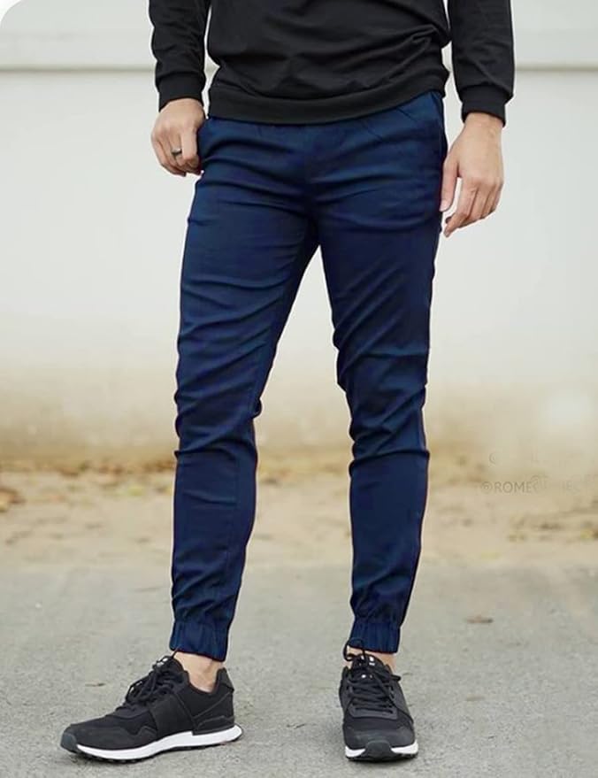 Men Joggers Chino Cargo Pants Hiking Outdoor Recreation Pants Twill Fitness Track Jogging Pants Casual Cotton Pants