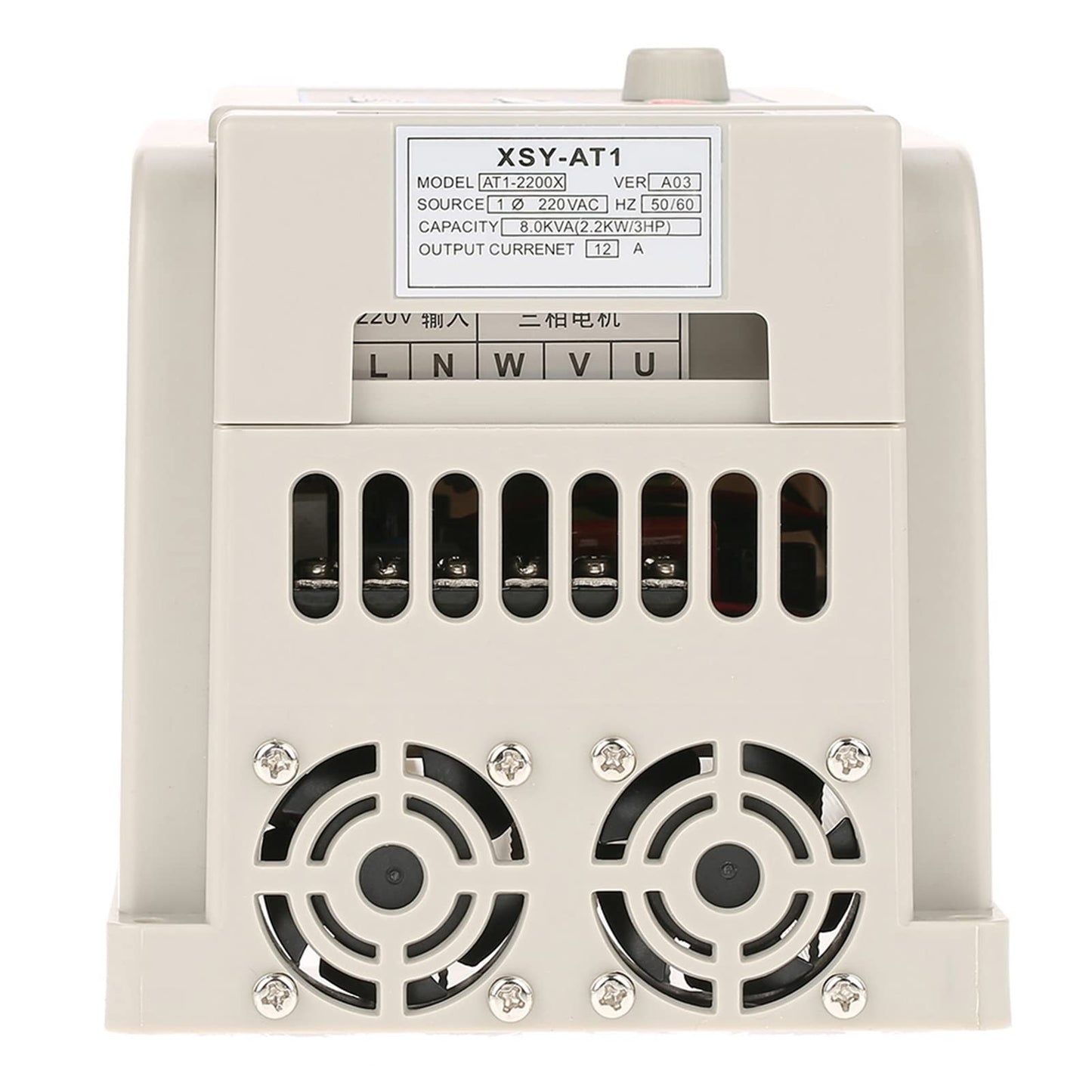 AC 220V/2.2KW Variable Frequency Drive - 220VAC Single Phase Variable Frequency Drive VFD Speed Controller for 3 Phase 2.2kW AC Motor