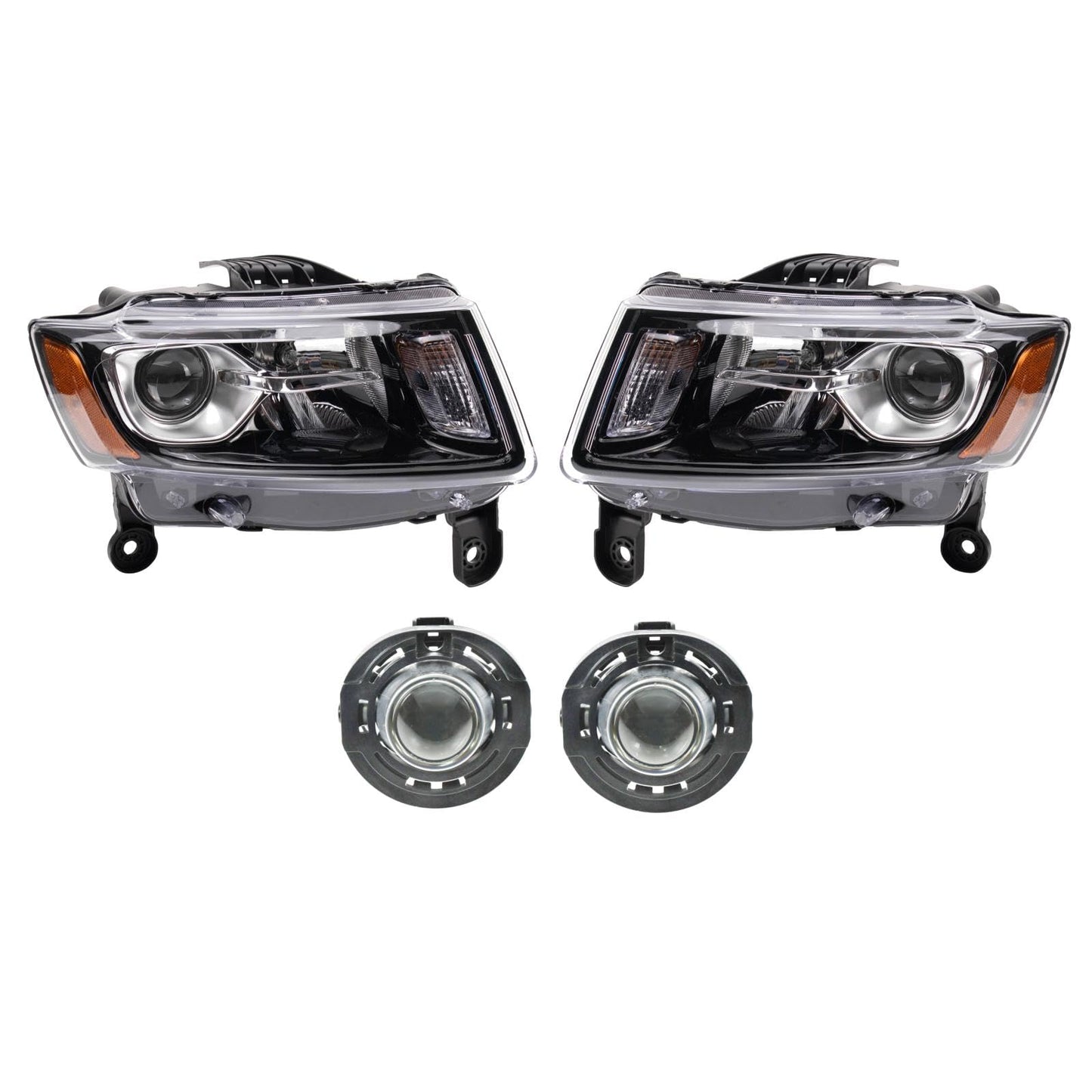 TRQ Lighting Kit Compatible with 2014-2016 Jeep Grand Cherokee, Model LKA83544