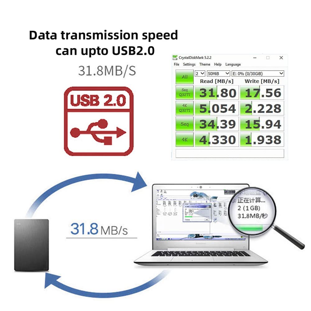 2.0 90 20cm cablecc Type B Male to Female USB Extension Cable Degree Down Angled for Printer Scanner Disk