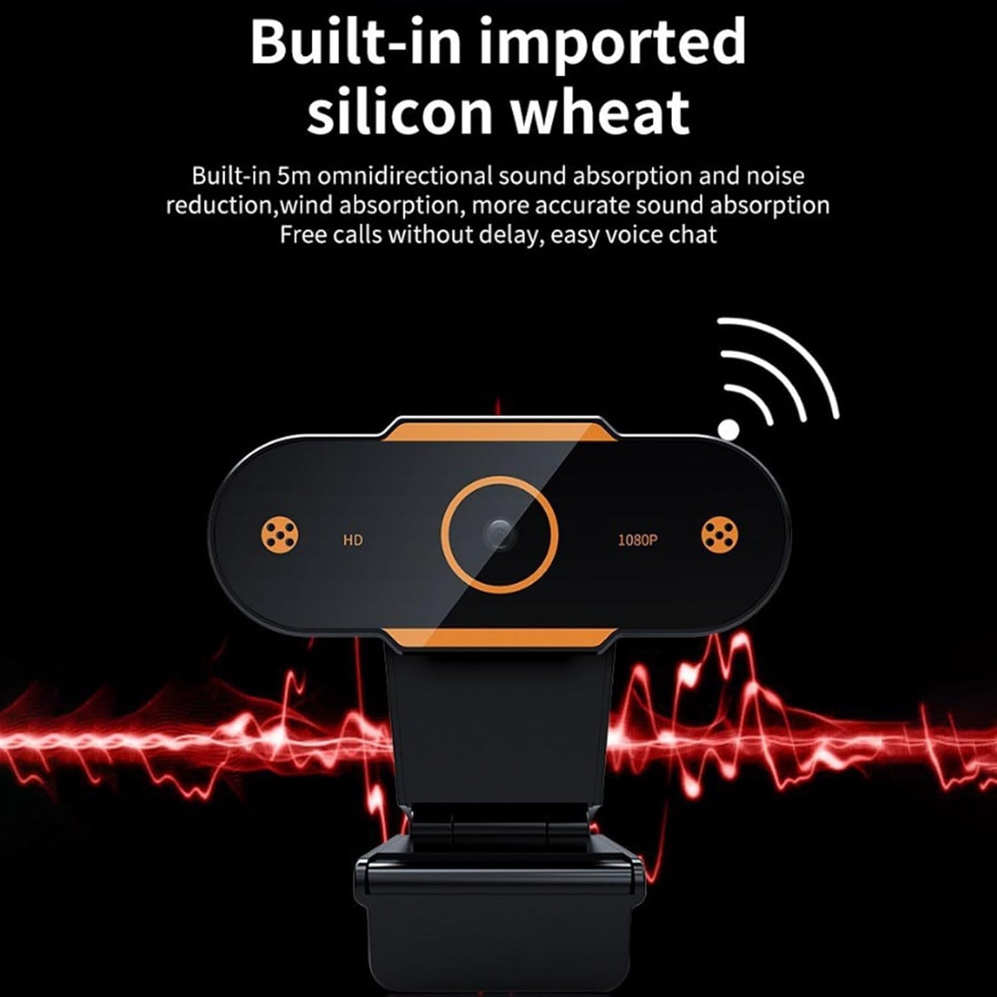 Lovskoo 1080p Focus,110 Streaming Camera HD Webcam USB Pc Camera Webcam for Pc Gaming Computer Web Cameras for Desktop