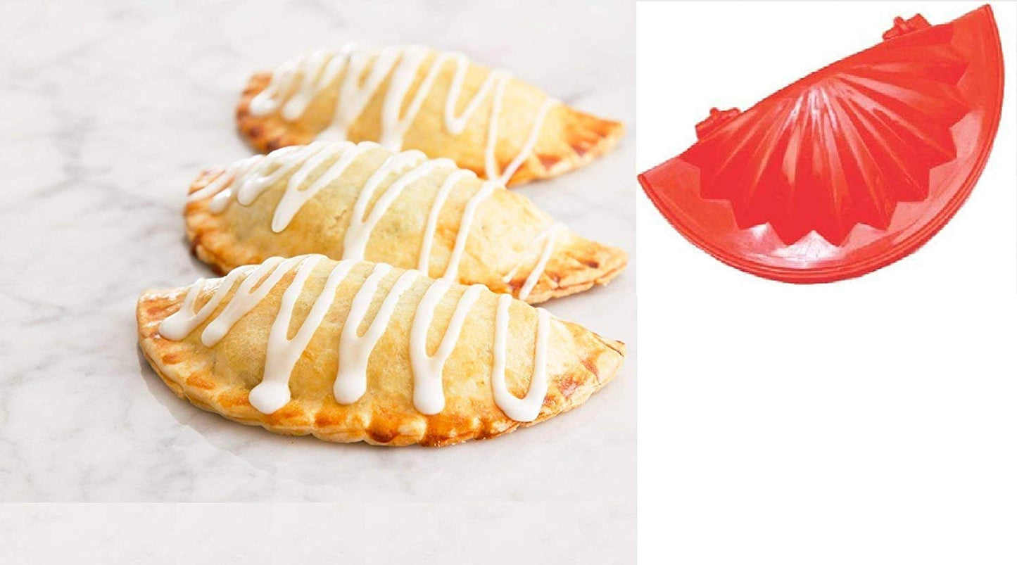 Garden Of Arts Dough Press Dumpling Samosa Modak Gujiya Pie Mould Maker Set of 3