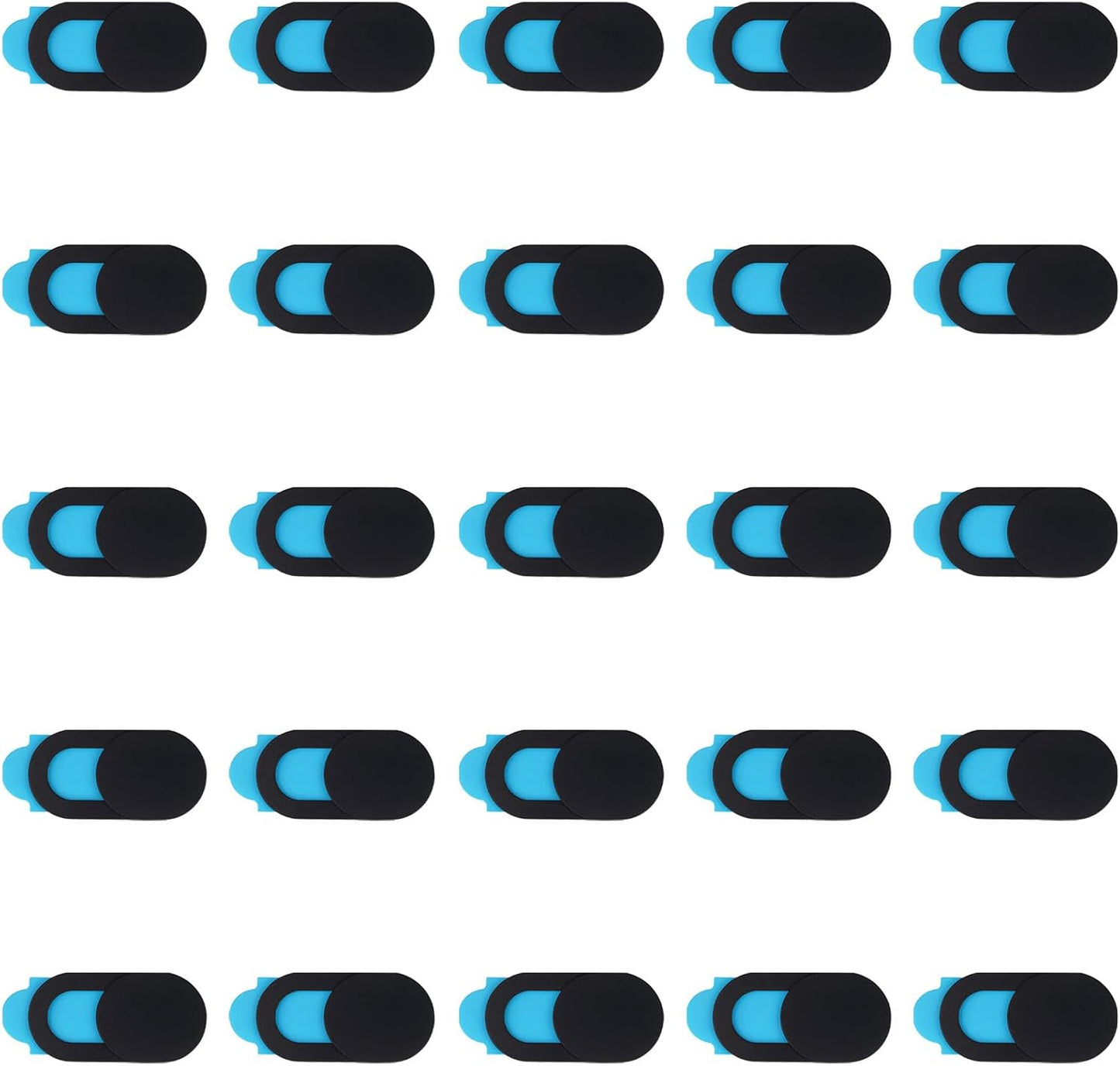 Brvlsoc (25-Pack) Webcam Cover Slide Ultra-Thin Privacy Camera Blocker for MacBook, iPhone, iPad, Laptop, PC