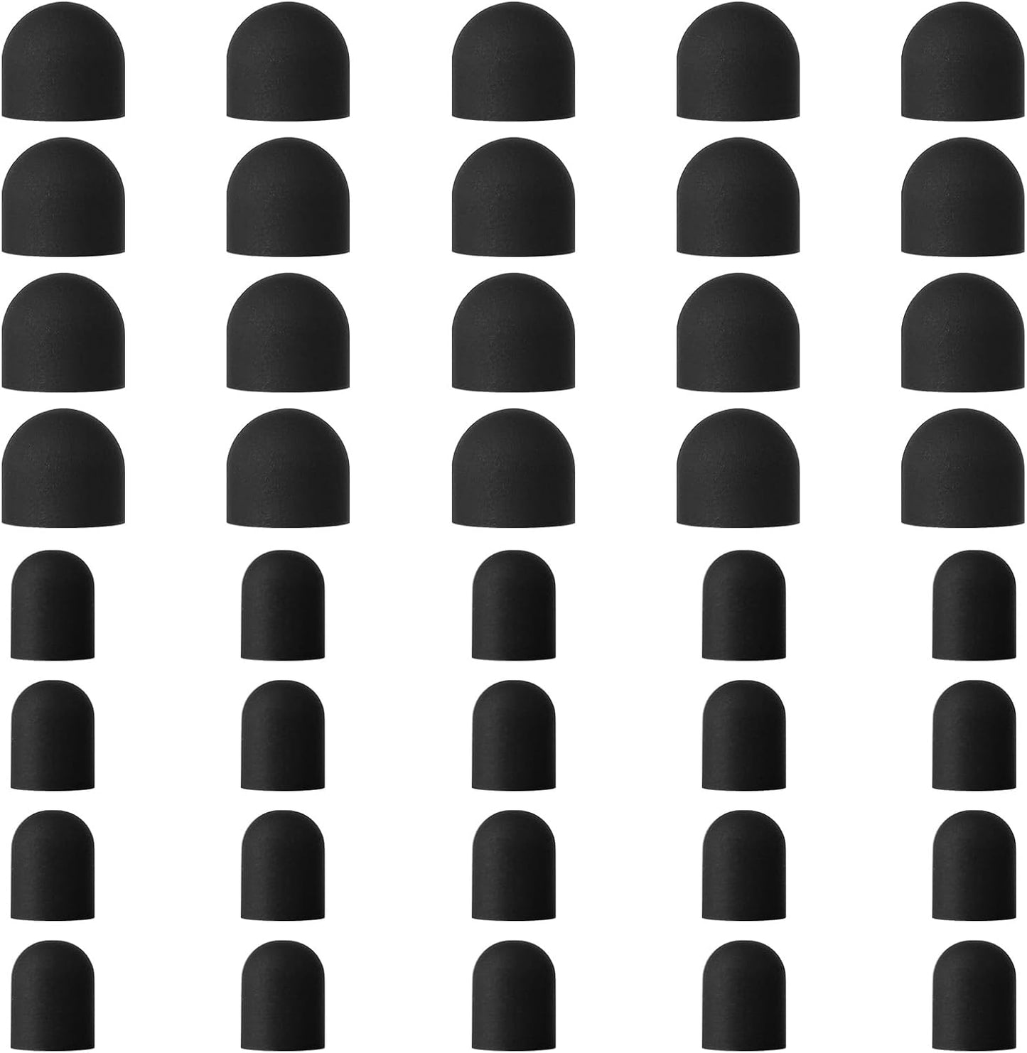 Bremorou 40 Pcs Stylus Tips Replacement Tips Only Pencil Rubber for Stylus Pens Soft No Scratches Sensitivity