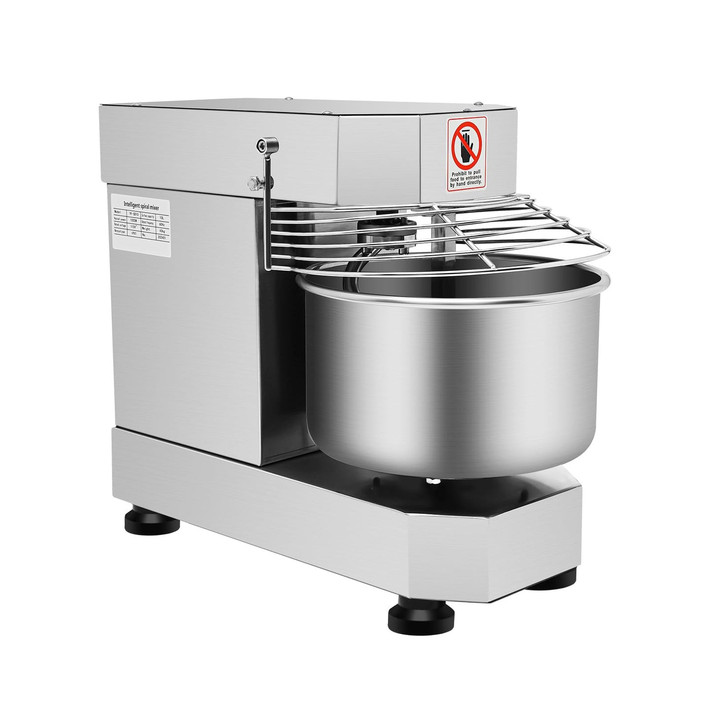 Dough Kneading Machine, 750w 110v Commercial Food Mixer Stirring Jams Dough Blender Dual Rotating Dough Kneading Machine with Large Bucke for Kneading Dough Mixing Salads Stirring Jams