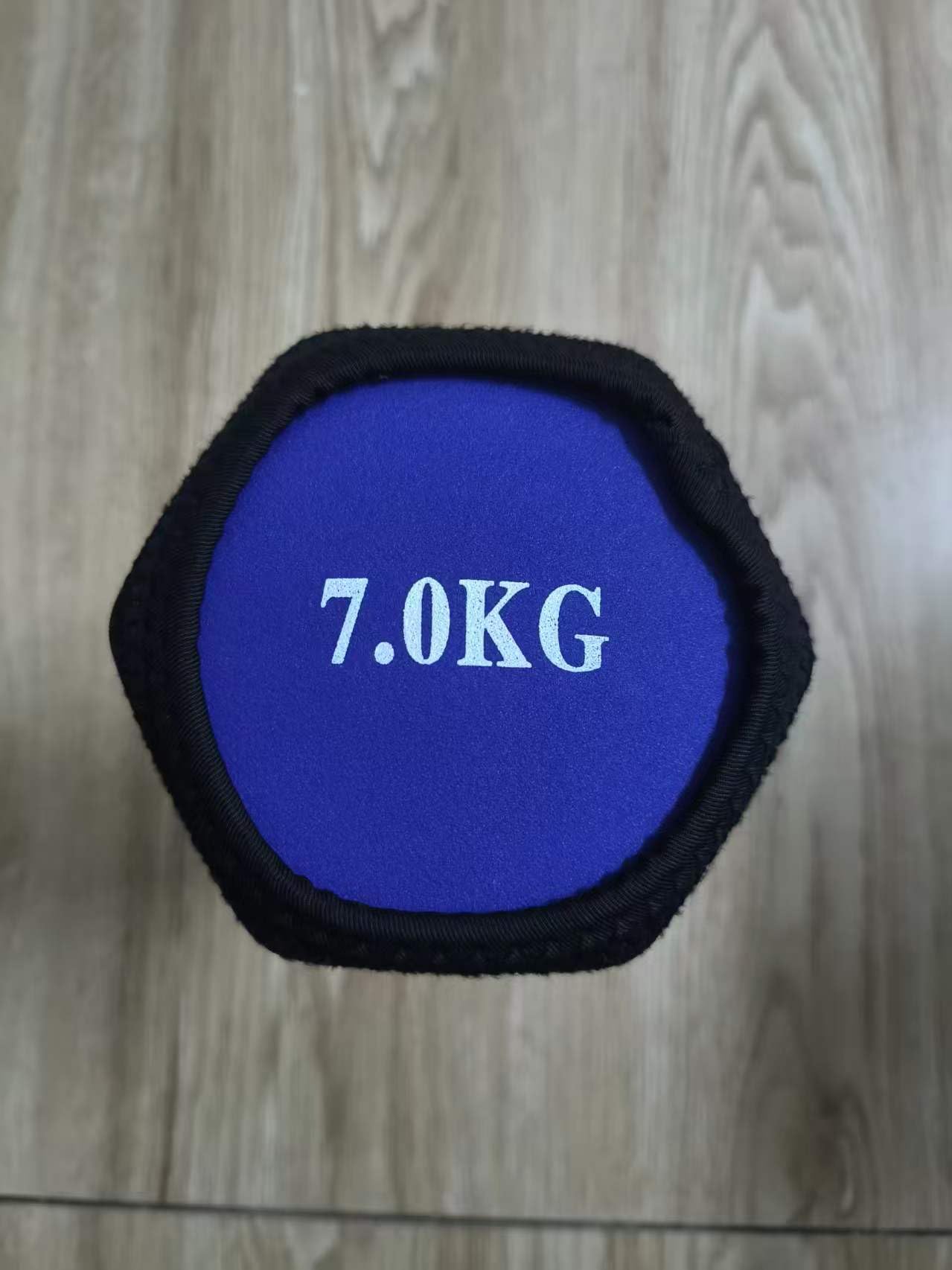 Durable Neoprene Dumbbell Head Covers 4 Pack Protect Your Floors and Weights Compatible with 3.93 Inch Coated Dumbbells 7 10 15 20 lbs