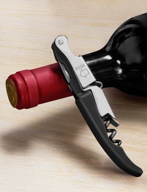 CORKAS Wine Key - 2Pack Handcrafted Professional Waiters Corkscrew, Compact Heavy Duty Wine Opener with Double Hinged, Foil Cutter and Bottle Opener, Birthday Gifts for Severs, Sommelier, Bartenders