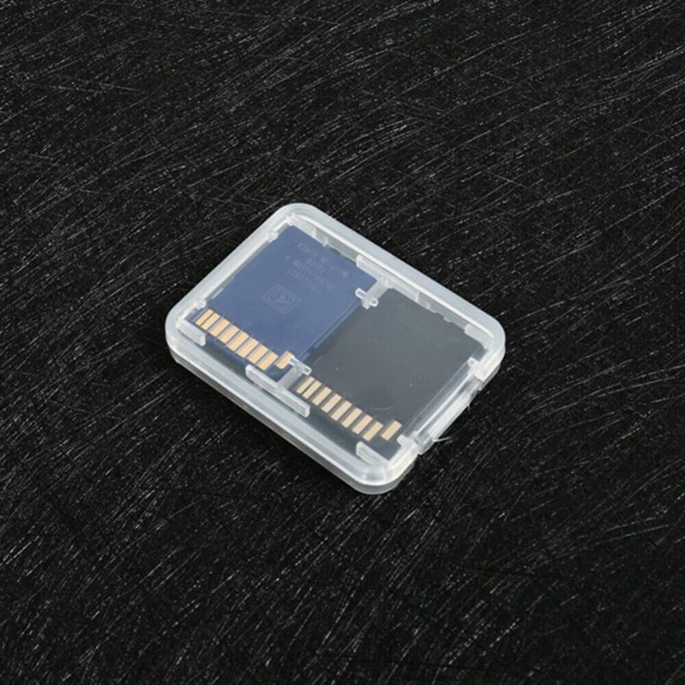 anso 8 (1 Slot Micro SD TF Memory Card Case Holder Waterproof Hard Protector Storage Box PC)
