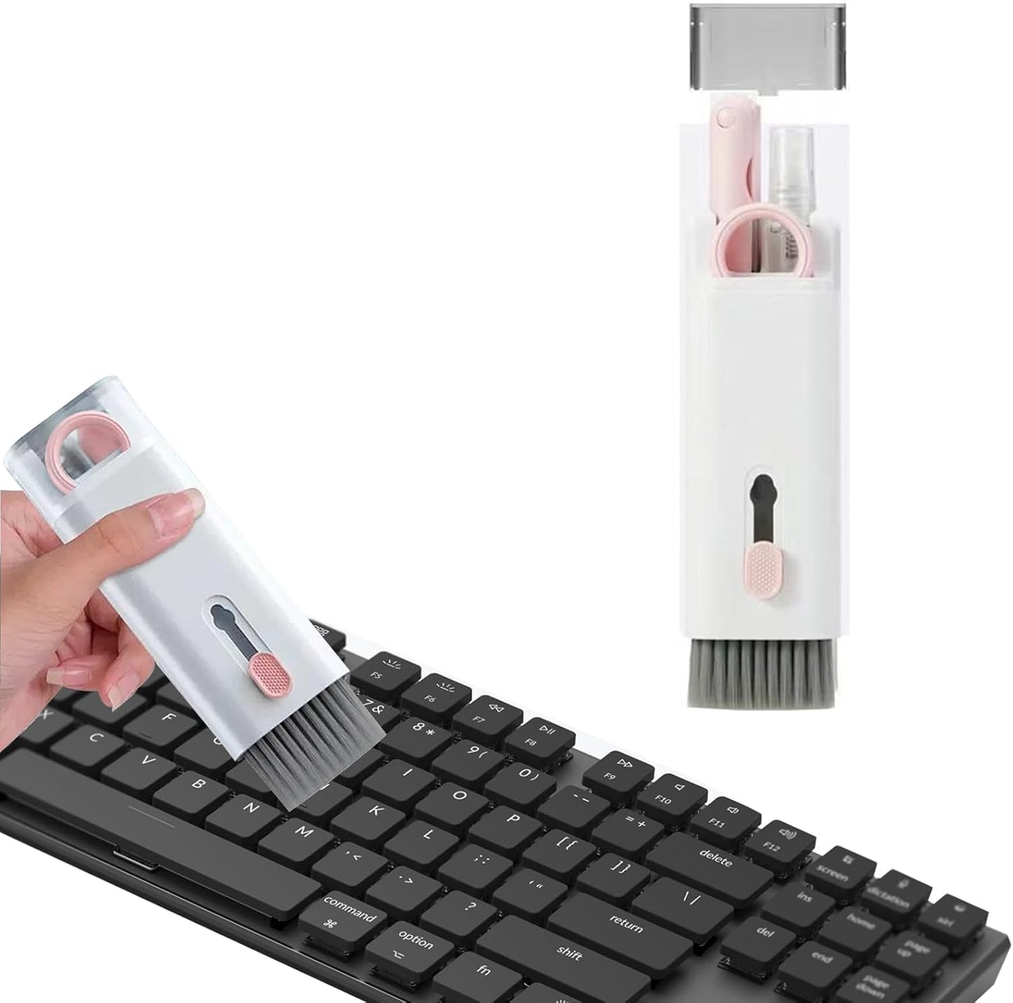 Loyanger 7 1 in Electronic Cleaner Kit,Keyboard Cleaner Laptop Monitor Computer Keyboard Brush for Earphones Mobile