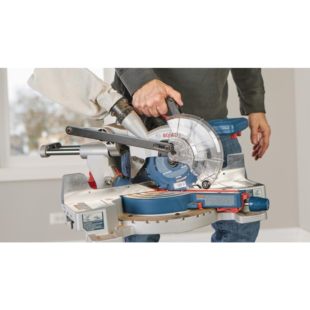 BOSCH GCM18V-07SN PROFACTOR™ 18V 7-1/4 In. Single-Bevel Slide Miter Saw - Mobile, Cordless Solution, 3-3/4 In. Nested Crown Cutting, 8-1/4 In. Crosscut Capacity (Bare Tool)