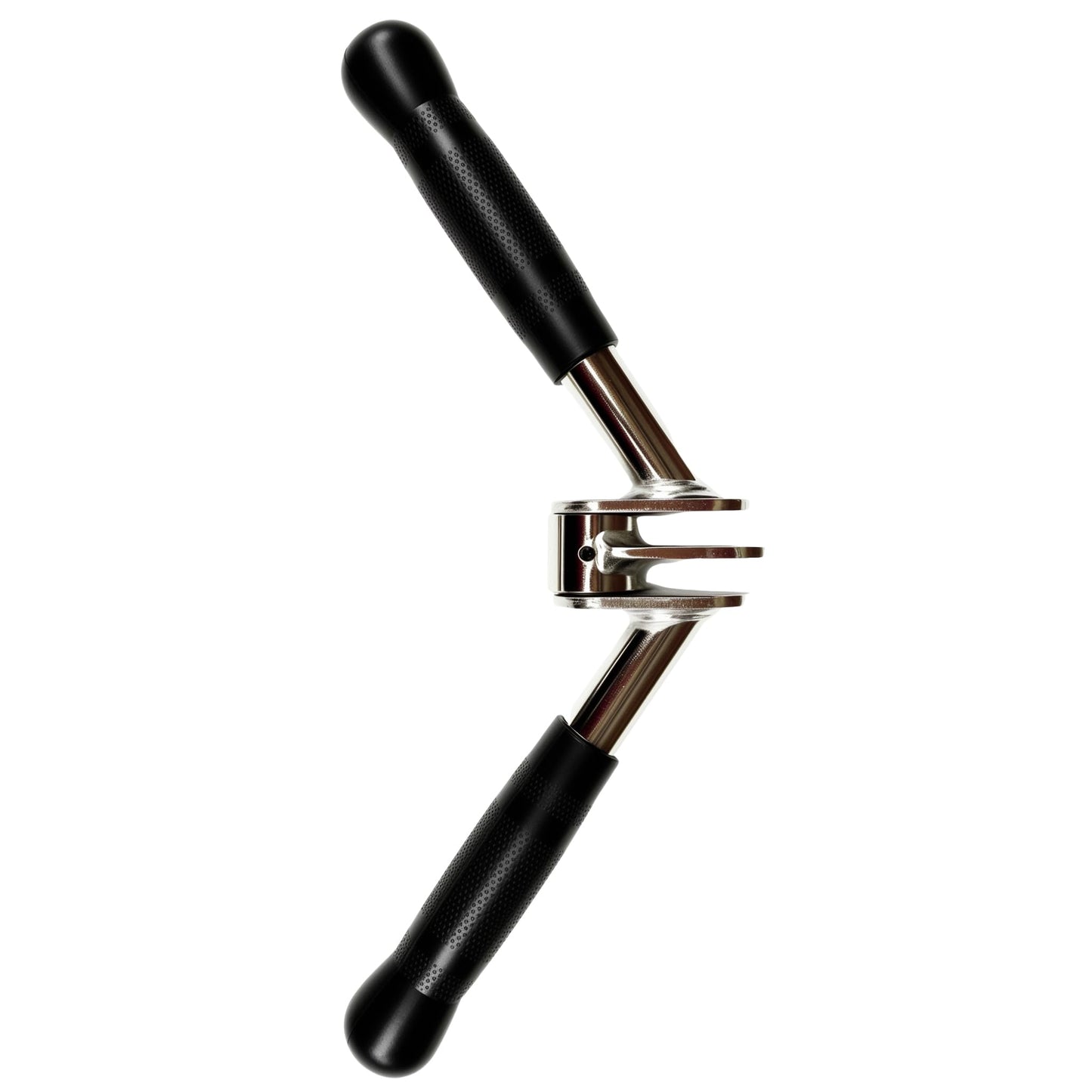 qibylift Barbell Multi-Exerciser Cable Attachment For Cable Machines, Lat Pull Down Bar Cable Machine Attachments, Tricep Press Down Bar, Revolving Straight Curl Pulldown Bar with Rotating & Rubber Handle Grips (V Bar)