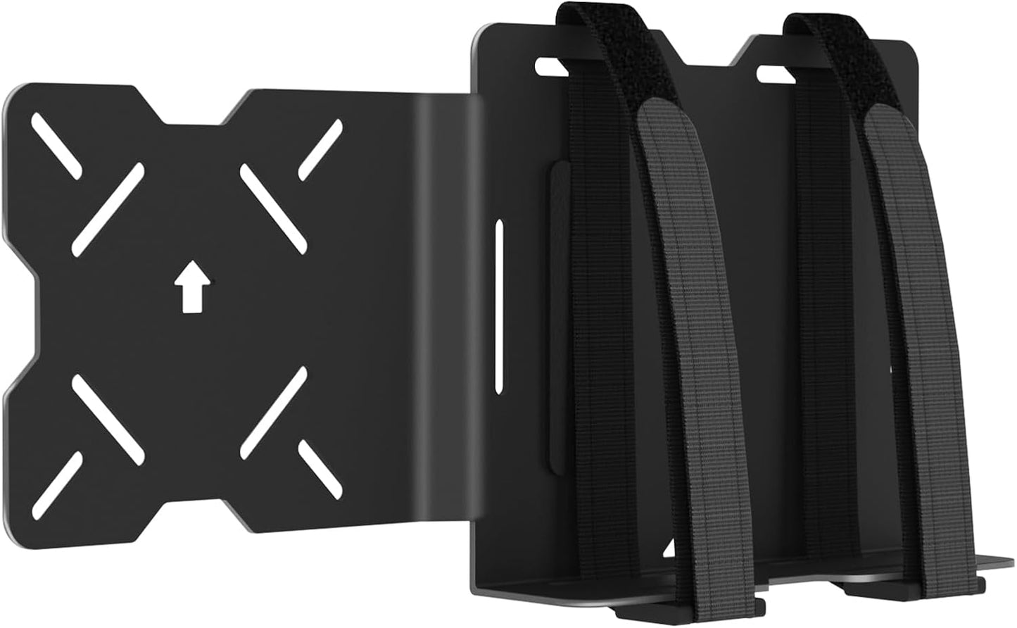 Bedycoon Universal Small Device VESA Mount can Connect VESA Arms, Adjustable Strap for MFF, Small Computers, Modems