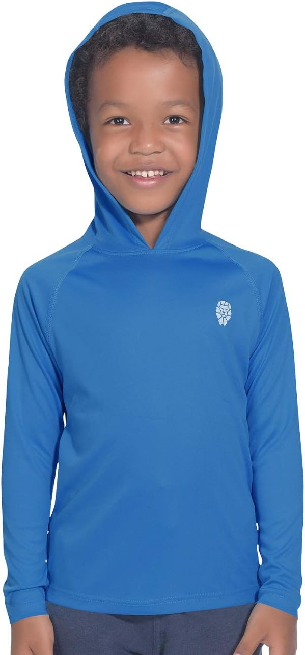 Hoodies for Boys Outdoor Recreation Shirts - Youth Athletic Tops Sun Protection UPF 50+