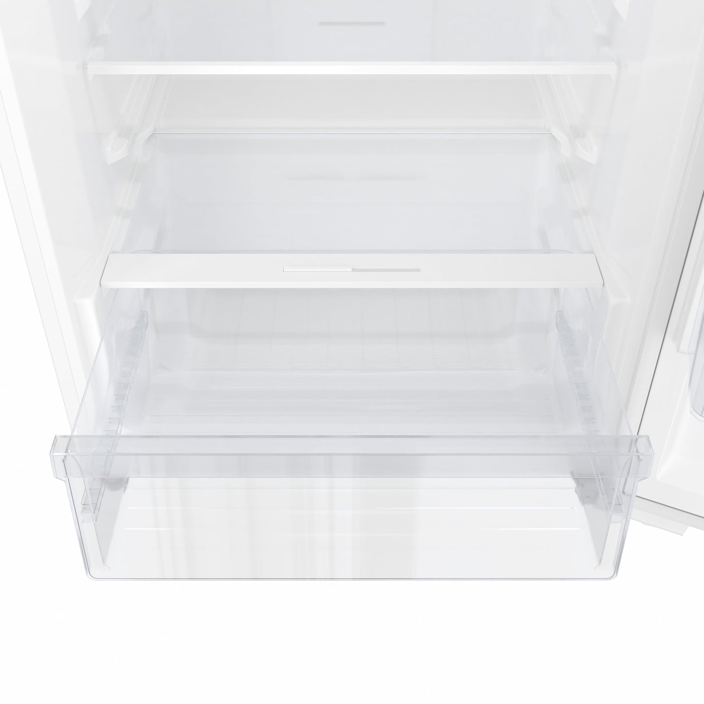 KoolMore 28 Inch 14 Cu Ft Top Freezer Refrigerator, White, Freestanding Full Size Fridge Freezer for Home Kitchen or Garage