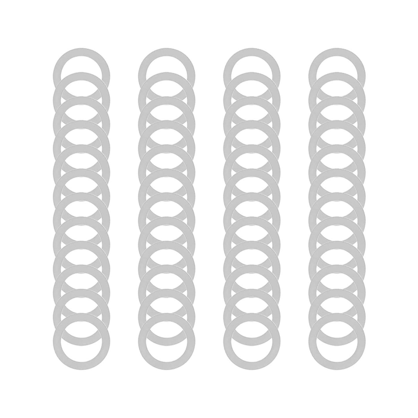 Compatible M17×24MM Steel Shim Washer Kit – Precision Metal Shims 0.1/0.2/0.3/0.5mm for Machinery Alignment, Fits M17 Metric Bolts