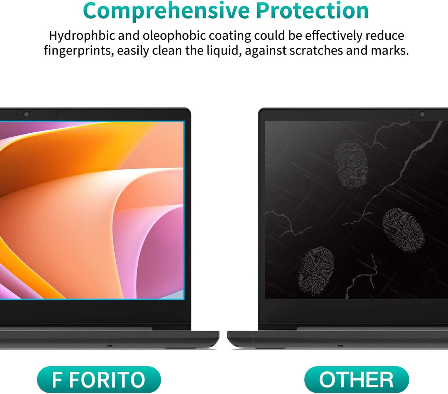 2-Pack 17.3 inch 16:9 17.3 F FORITO Anti Blue Light Matte Laptop Screen Protector, Compatible