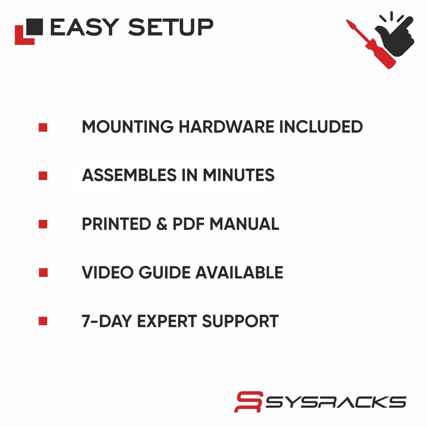 9U Wall Mount Home Lab Server Rack – 19" Locking Network Cabinet, 24" Deep Empty Rack Enclosure for Routers, NAS, Switches and Home Network Equipment