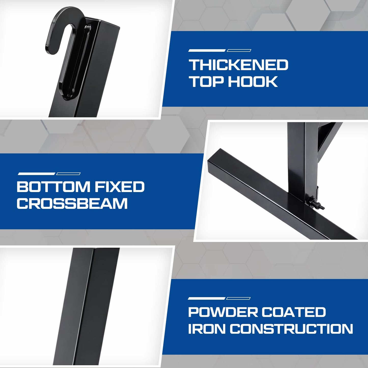 Otoolling 4 Pack Shipping Container Shelving Rack 4 Tier Heavy Duty Container Shelf Brackets, 66" H x 21" L Wall Mounted Storage System Powder Coated Steel Racks for Lumber Pipe Organization