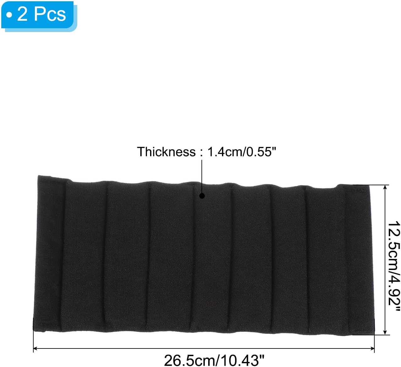 2Pcs 10.43"x4.92"x0.55" PATIKIL Camera Bag Divider, Shockproof Camera Bag Inserts Separator Pad Protective Lens