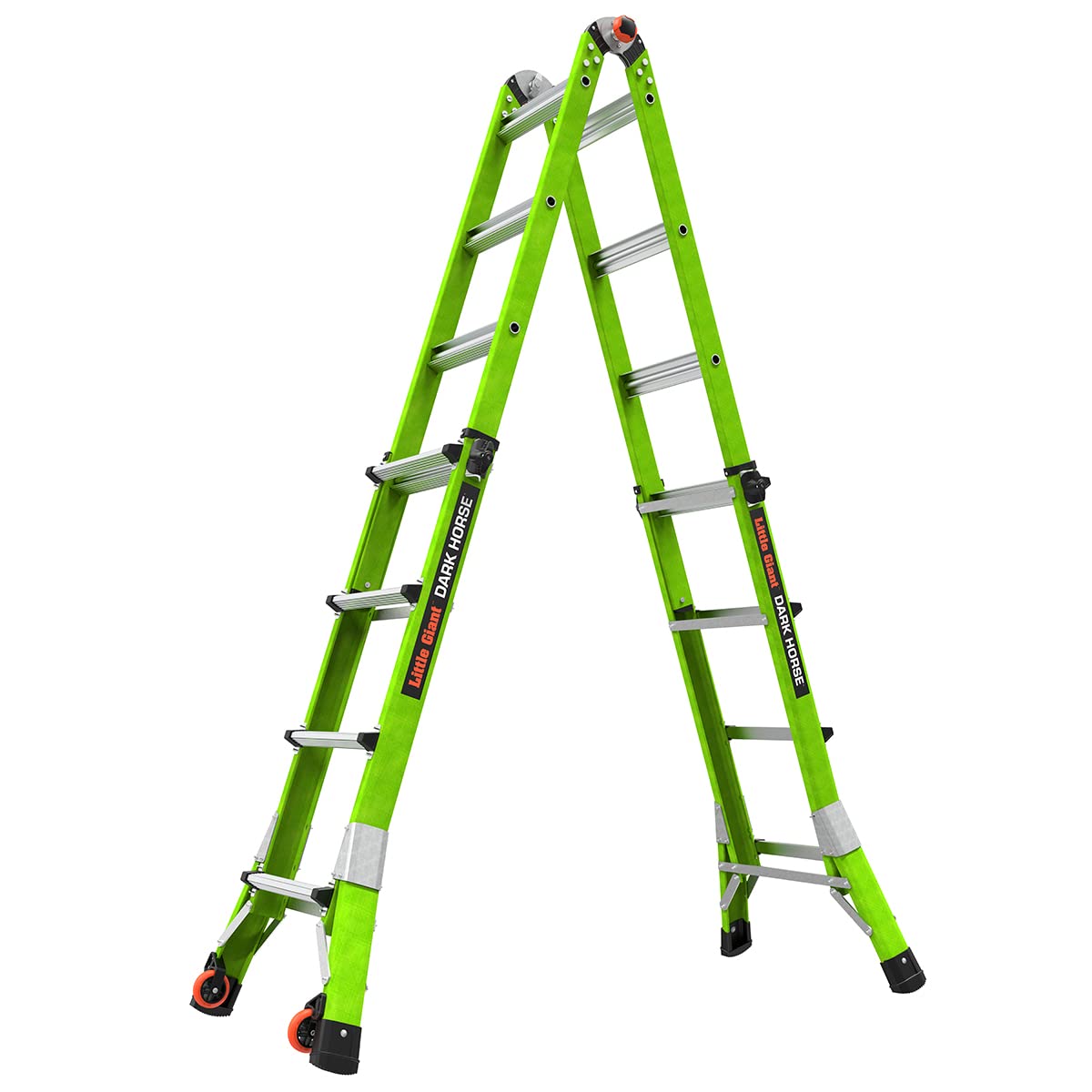 Little Giant Ladder Systems Dark Horse 2.0, M17, 17ft, Multi-Position Ladder, Fiberglass, Type 1A, 300 lbs Weight Rating, (16117-001)