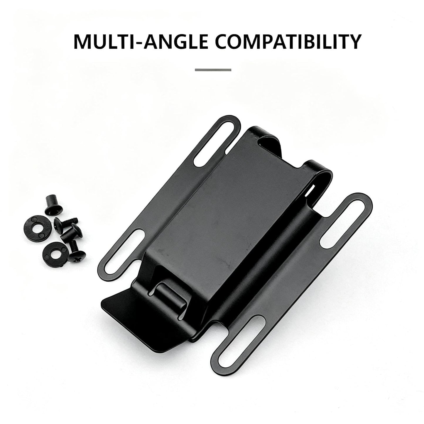 FJYXCHENXM 2 Pairs Stainless Steel Kydex K Sheath Clip, Universal Knife Scabbard Waist Clip – Ideal for Securing Knife Sheaths on Belts During Outdoor Camping, Hiking & Daily Carry