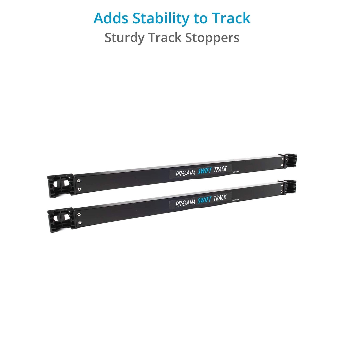 PROAIM 12ft Straight Aluminum Camera Dolly Track. Diameter-32mm. Center Distance -28”. Payload up to 400kg / 882lb. (P-TRK-12)