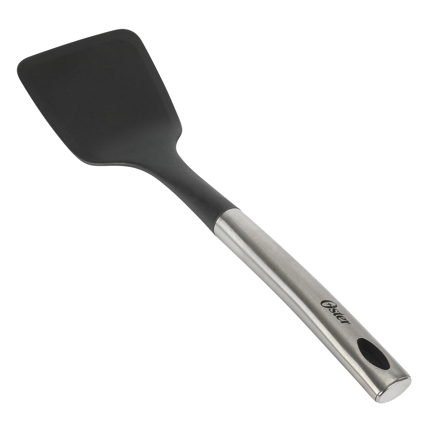 Oster Baldwyn 13" Nylon Turner Spatula - Black w/Stainless Steel Handle
