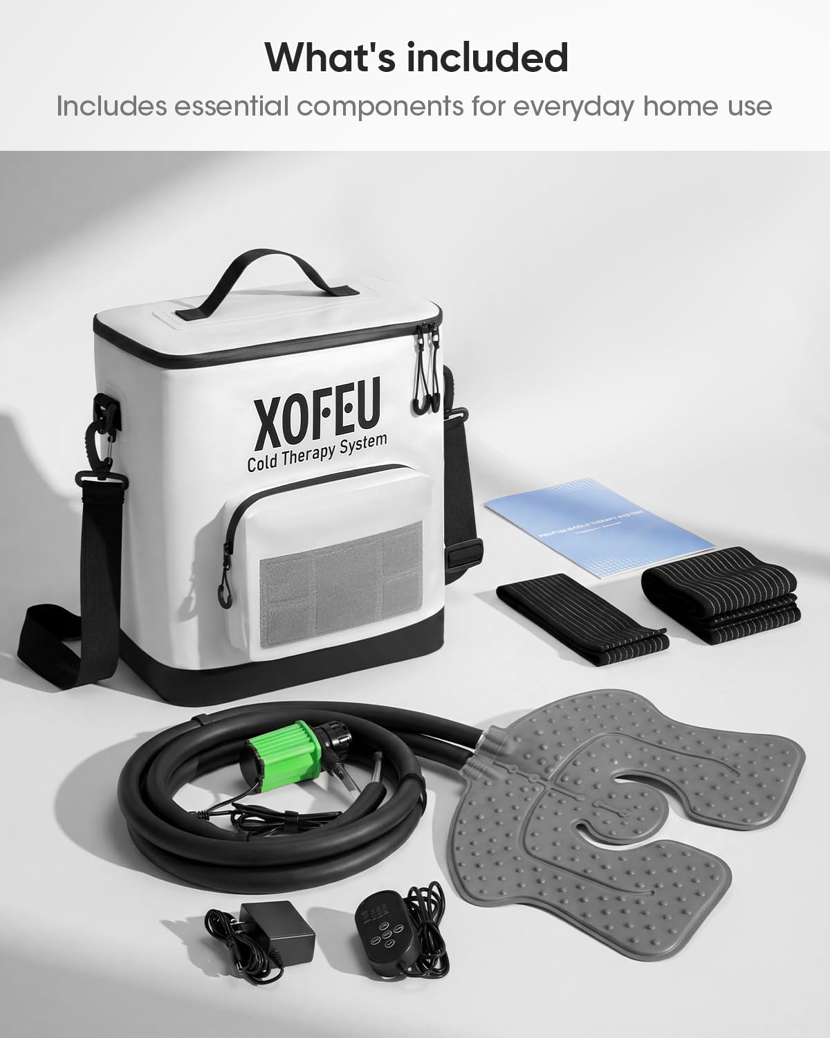 Ice Machine for Knee After Surgery, Program Timer Cold Therapy for Knee Replacement, FSA Eligible HSA, 19Qt Cryotherapy System for ACL, TKR & Sports Training Recovery, Pain Relief, Reduce Swelling