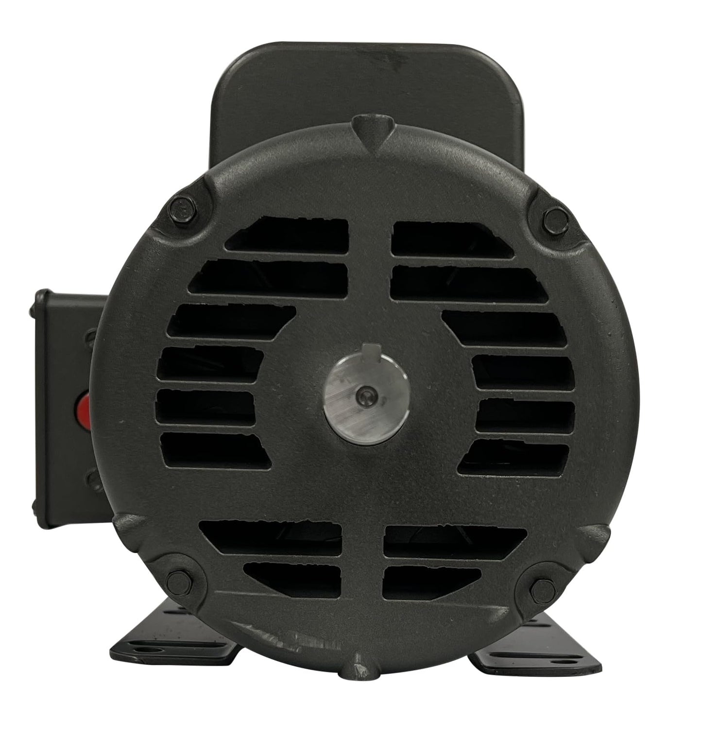BALDOR 5HP AIR COMPRESSOR ELECTRIC MOTOR, 56HZ FRAME, 3450RPM, 208/230V, SINGLE-PHASE, 7/8" SHAFT, 1.15 SERVICE FACTOR MADE IN USA