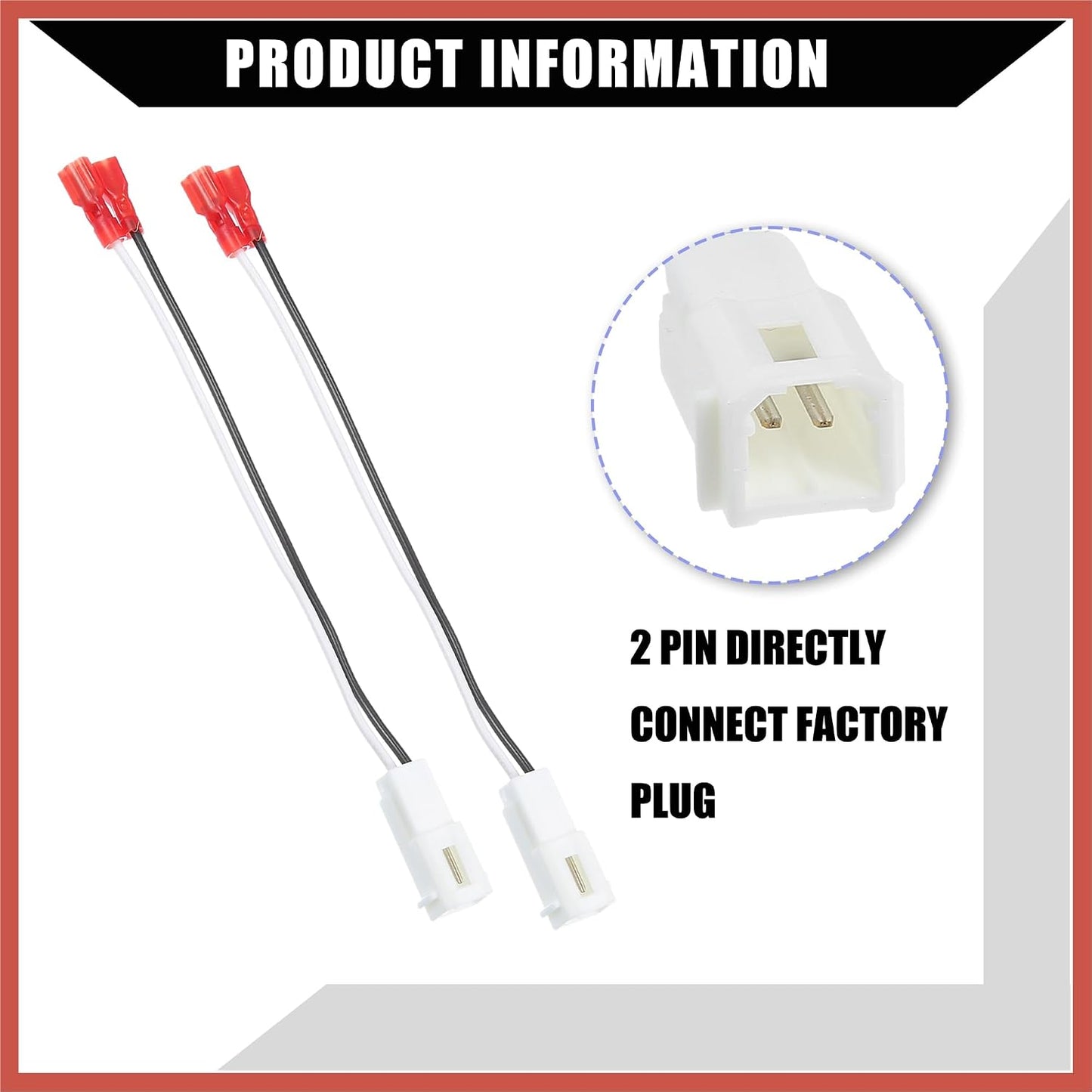 1500 2 ACROPIX Front/Dash Tweeters Speaker Wiring Harness Adapter Connector Plug for Dodge for Ram for Jeep