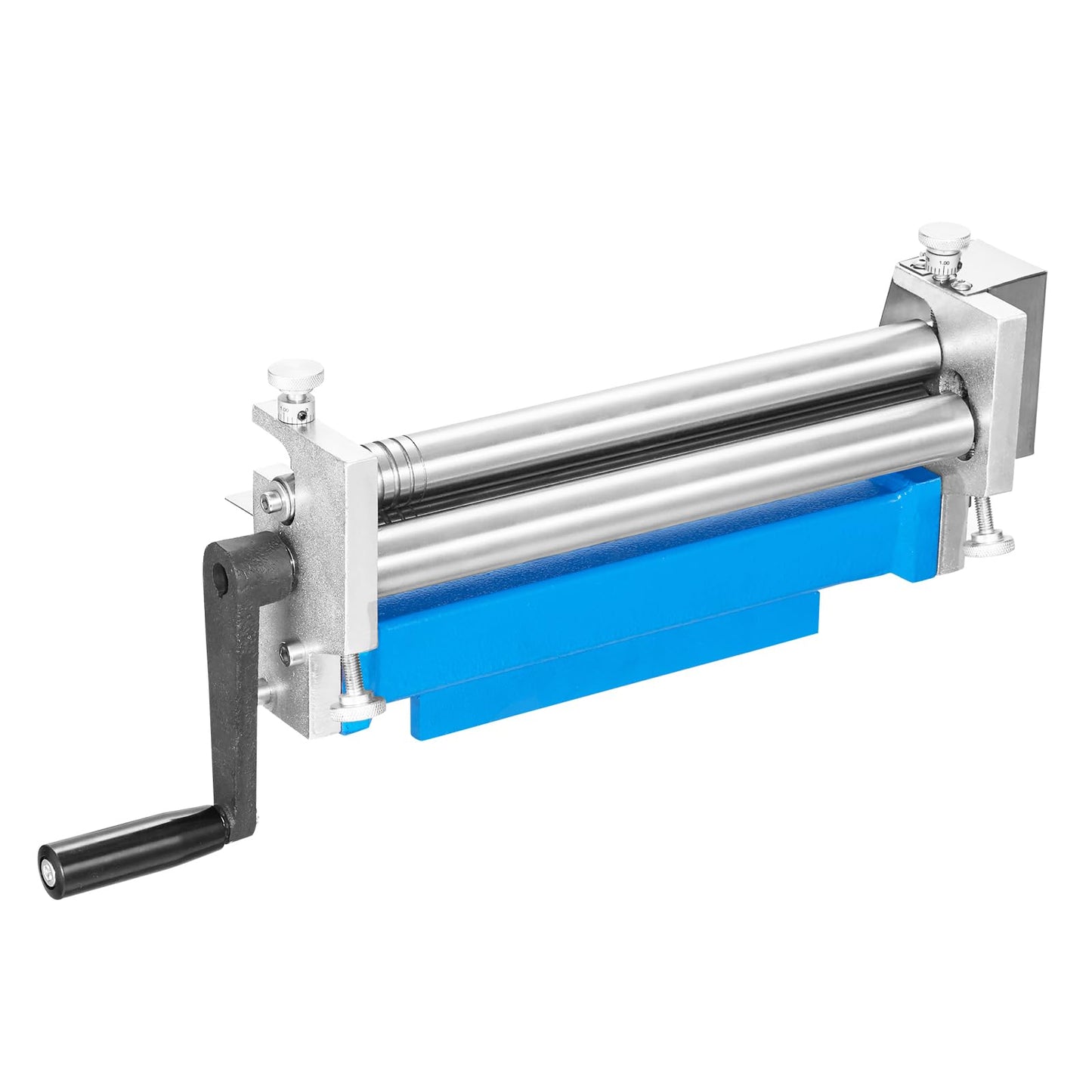 VEVOR Slip Roller, 12.6 inches, Sheet Metal Slip Roll Machine, 20 Gauge Capacity, Rolling Bending Machine with Detachable Rollers, 21 HRC, for Aluminum Alloy Sheet Low Carbon Steel Copper Sheet
