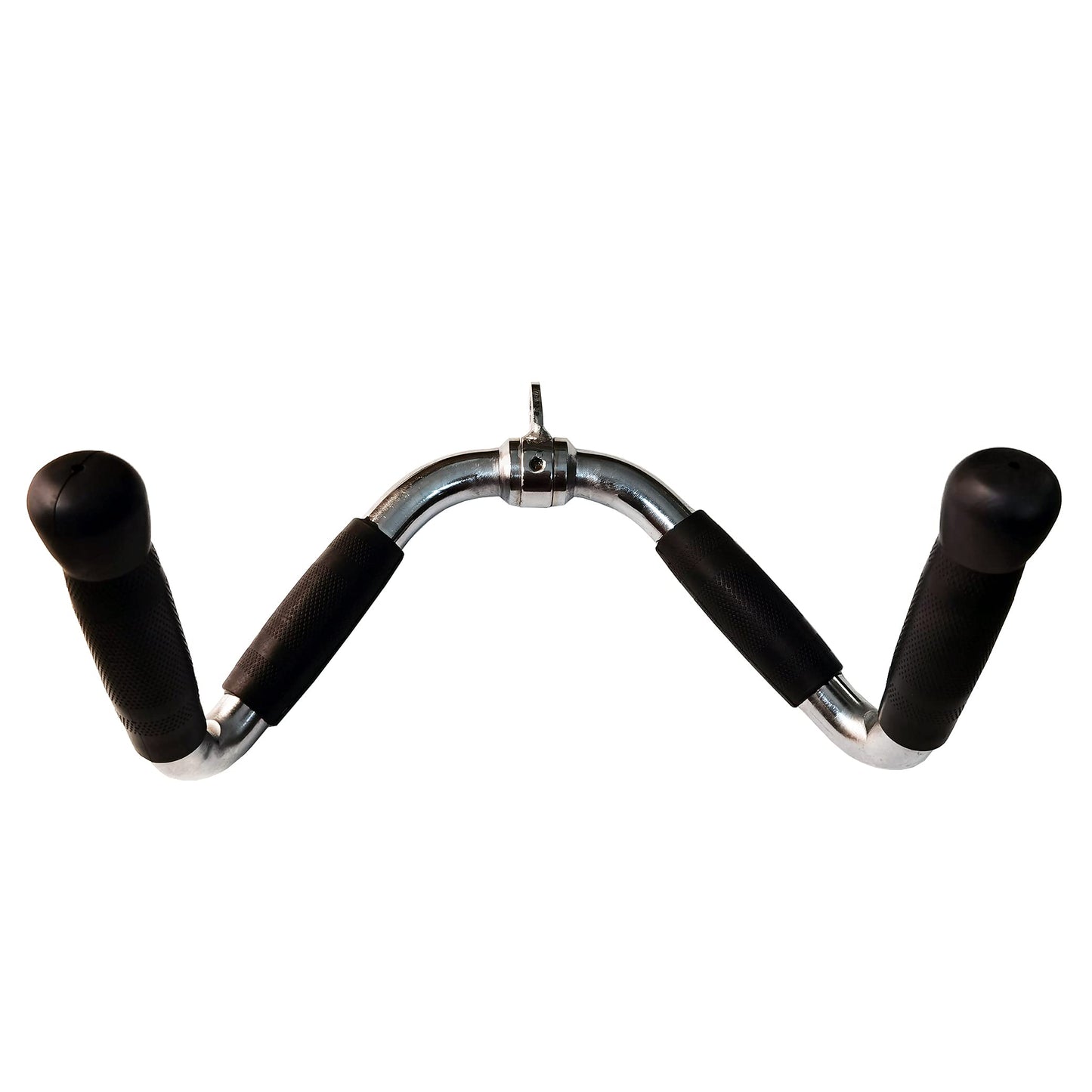 Rivotrance Strength-Enhancing Wide Grip LAT Pull Down Bar, Curl Pulldown Attachment,Cable Machine Attachment - Gym Equipment with Rubber Handles for Comfortable Strength Workouts