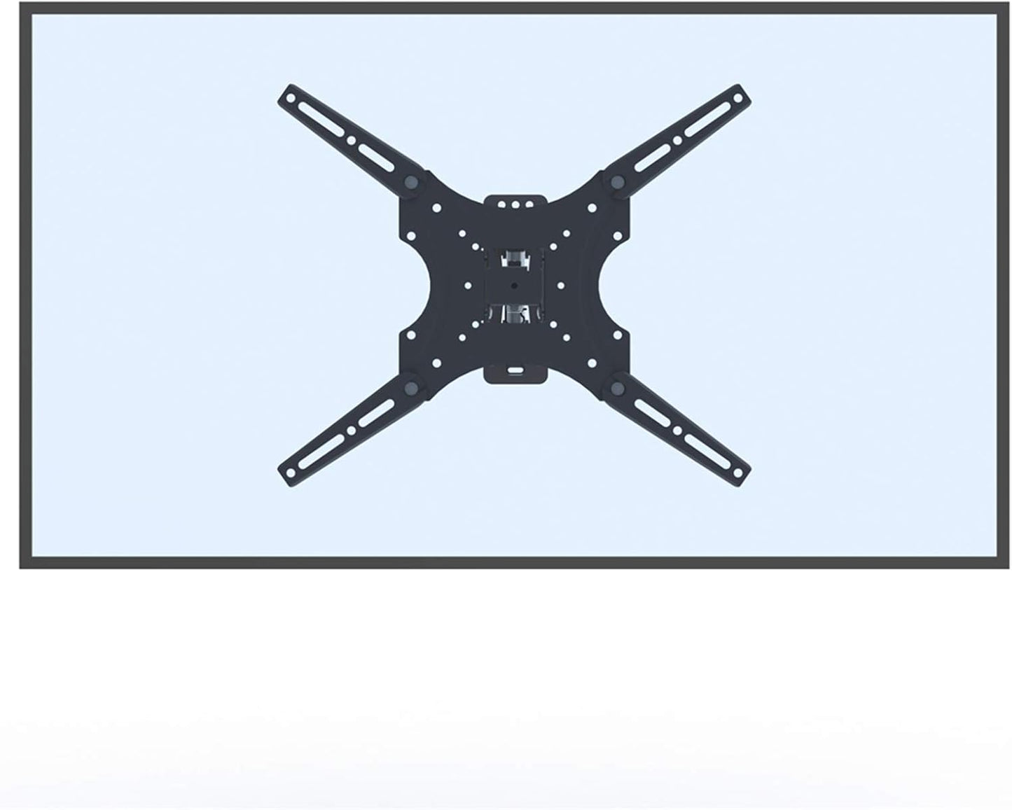 Generic 26-55" Adjustable Wall Mount Bracket Rotatable TV Stand with Spirit Level