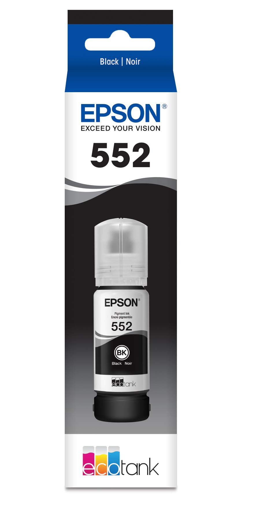 Epson EcoTank Photo ET-8500 Wireless Wide-Format Color All-in-One Supertank Printer with Scanner, Copier & Epson Claria ET Premium T552920 Claria ET Premium T552020