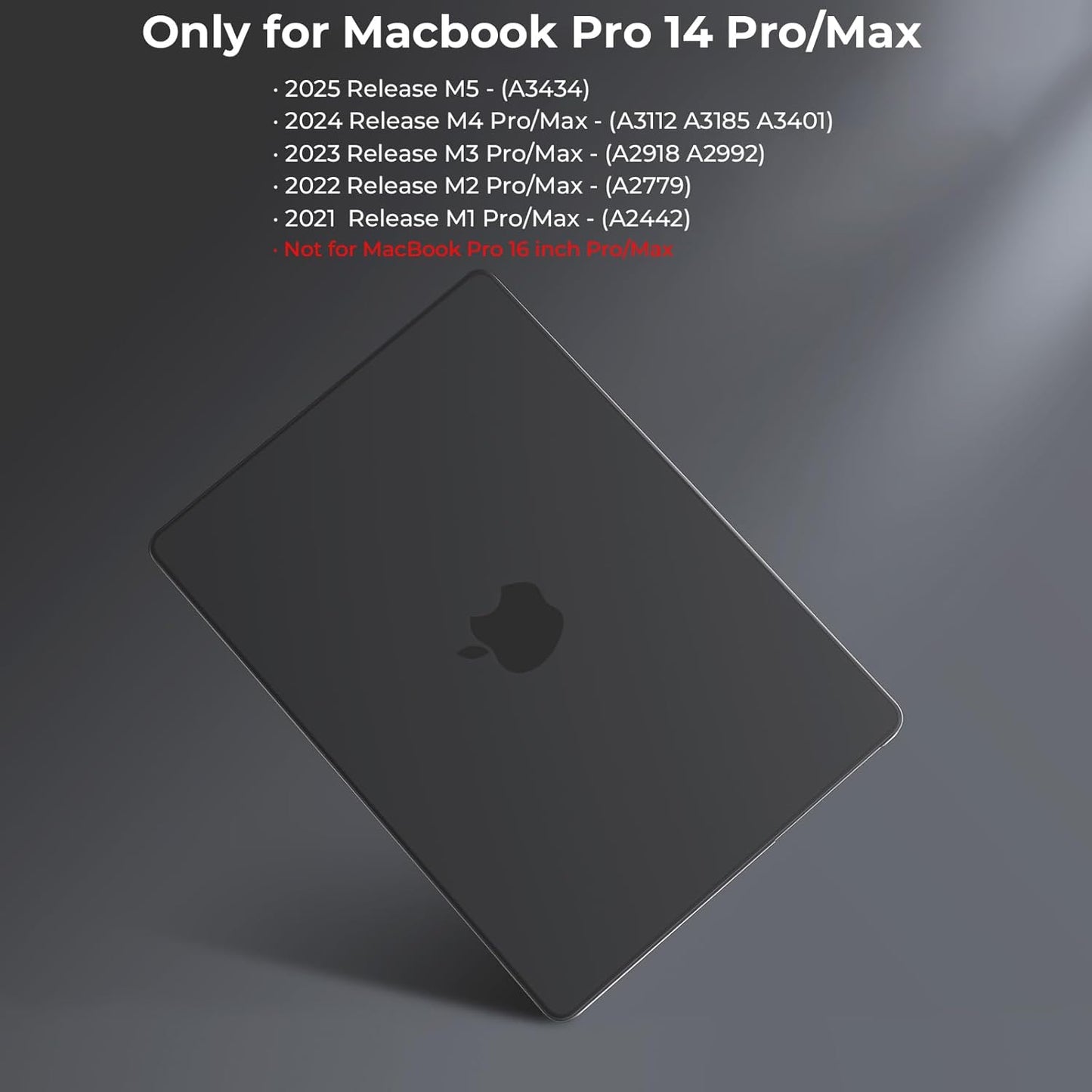 BlueSwan 14 inch 2026-2021 M5 M4 M3 M2 M1, for MacBook Pro Case, Anti-Scratch Flexible Protective Laptop Cover